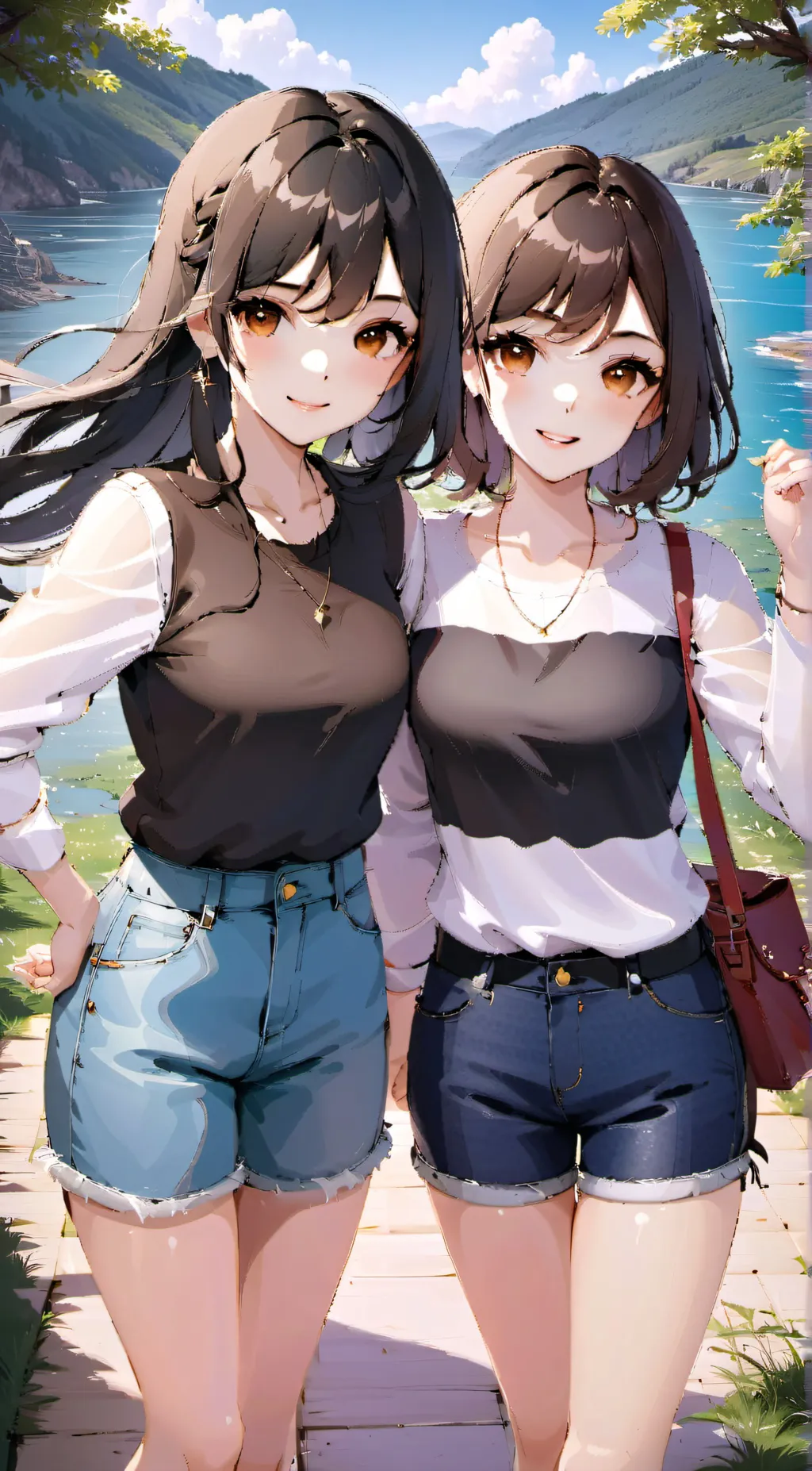 ai character: Charlotte and lexi background