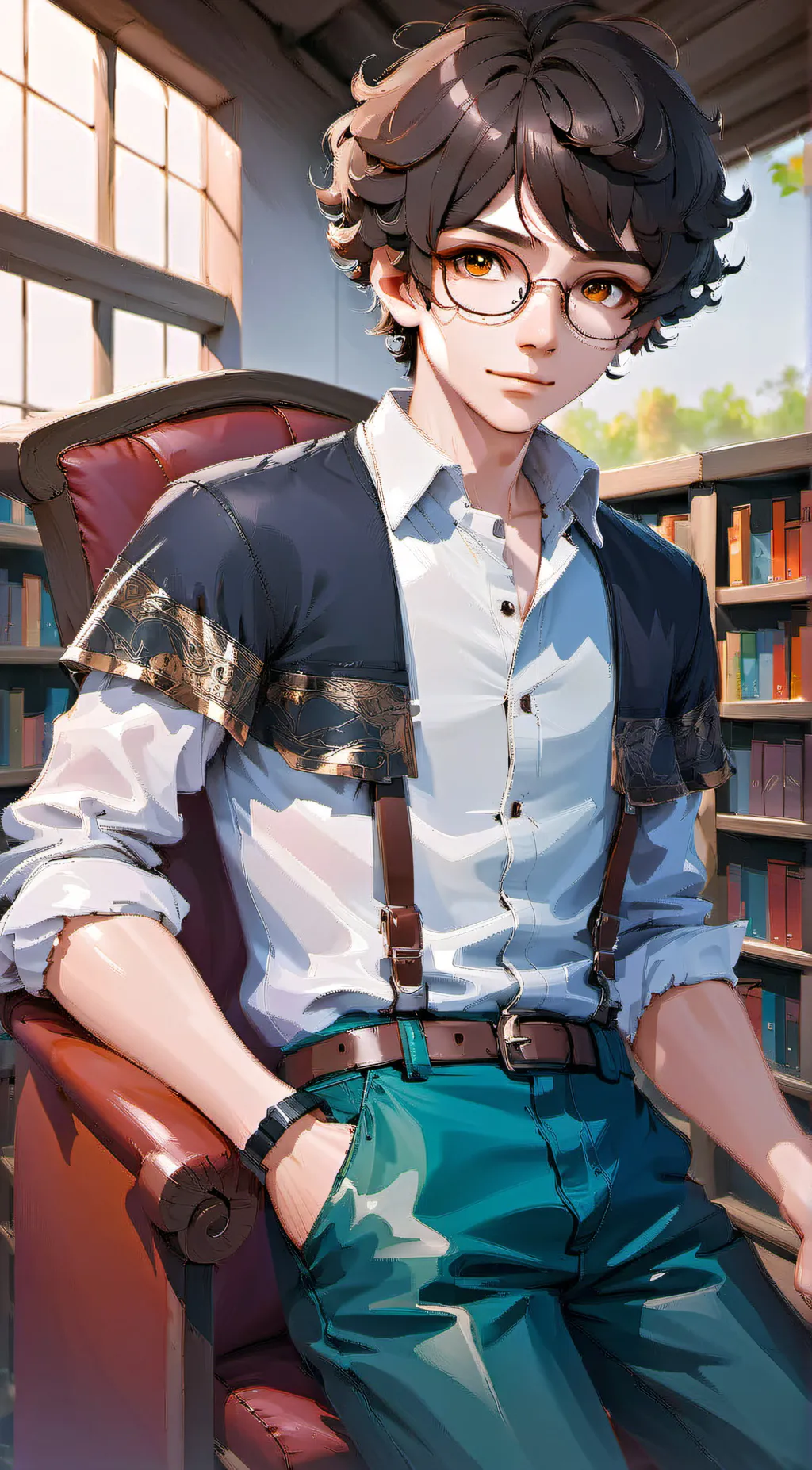 ai character: Moro Kono  background