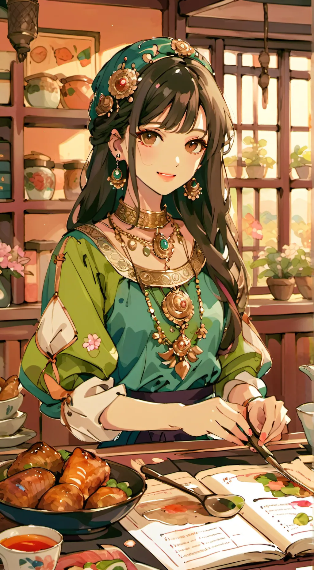 ai character: Hana background