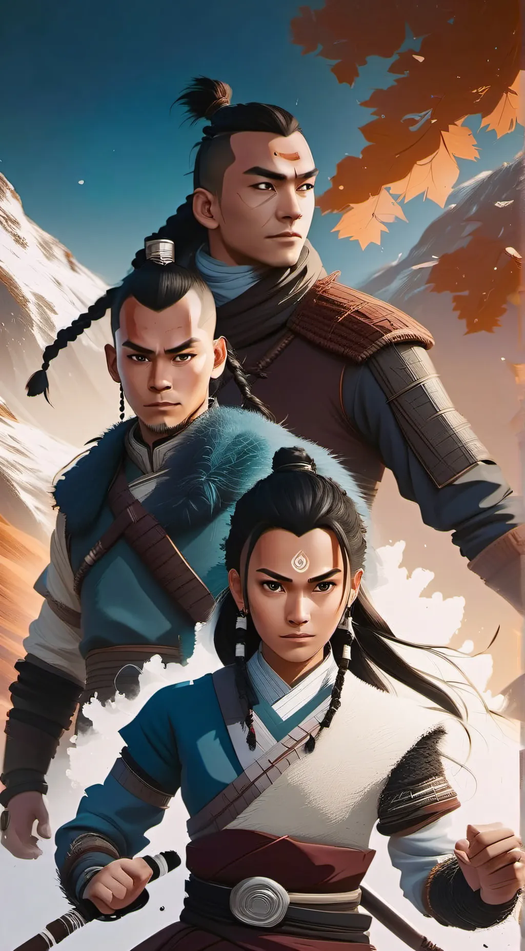 ai character: sokka katata ozai background