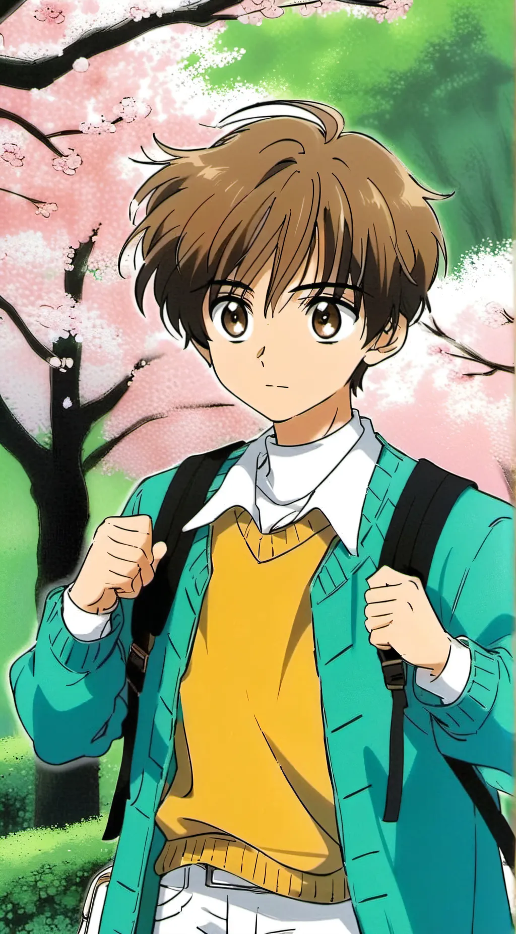 ai character: Syaoran Li background