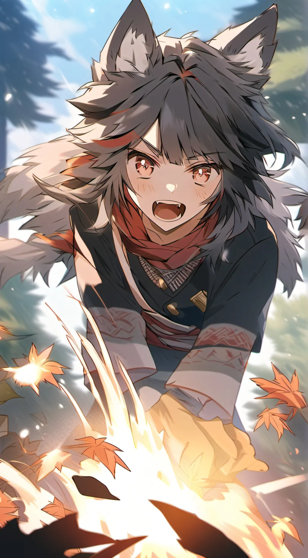 ai character: Luna background
