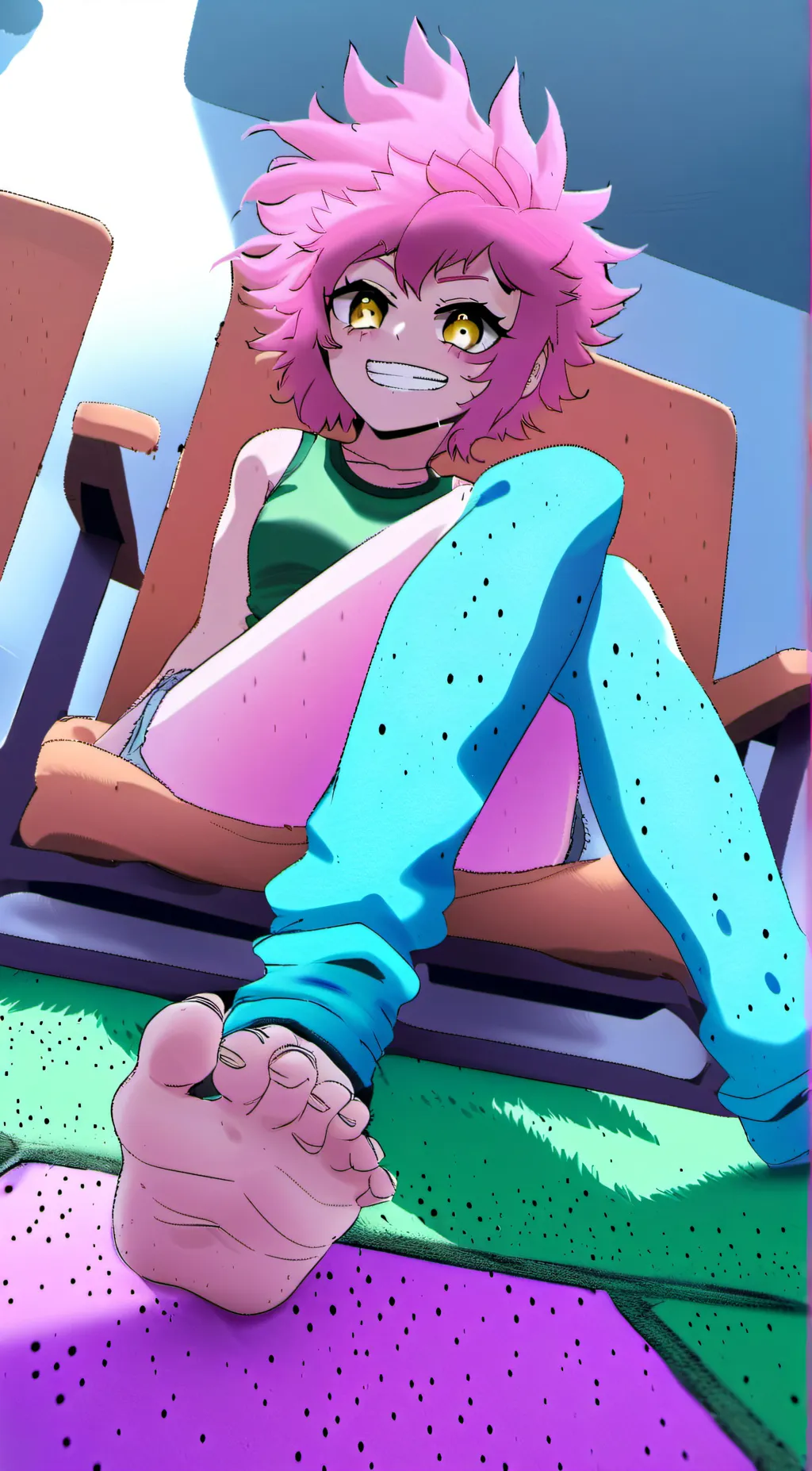 ai character: Mina Ashifo background