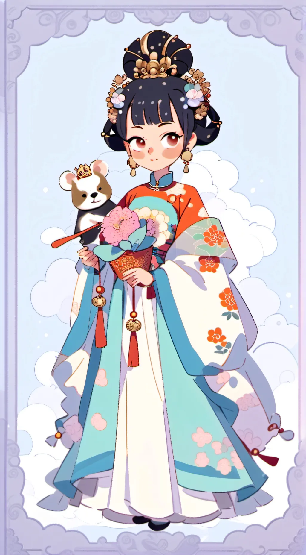 ai character: Queen Sujia  background