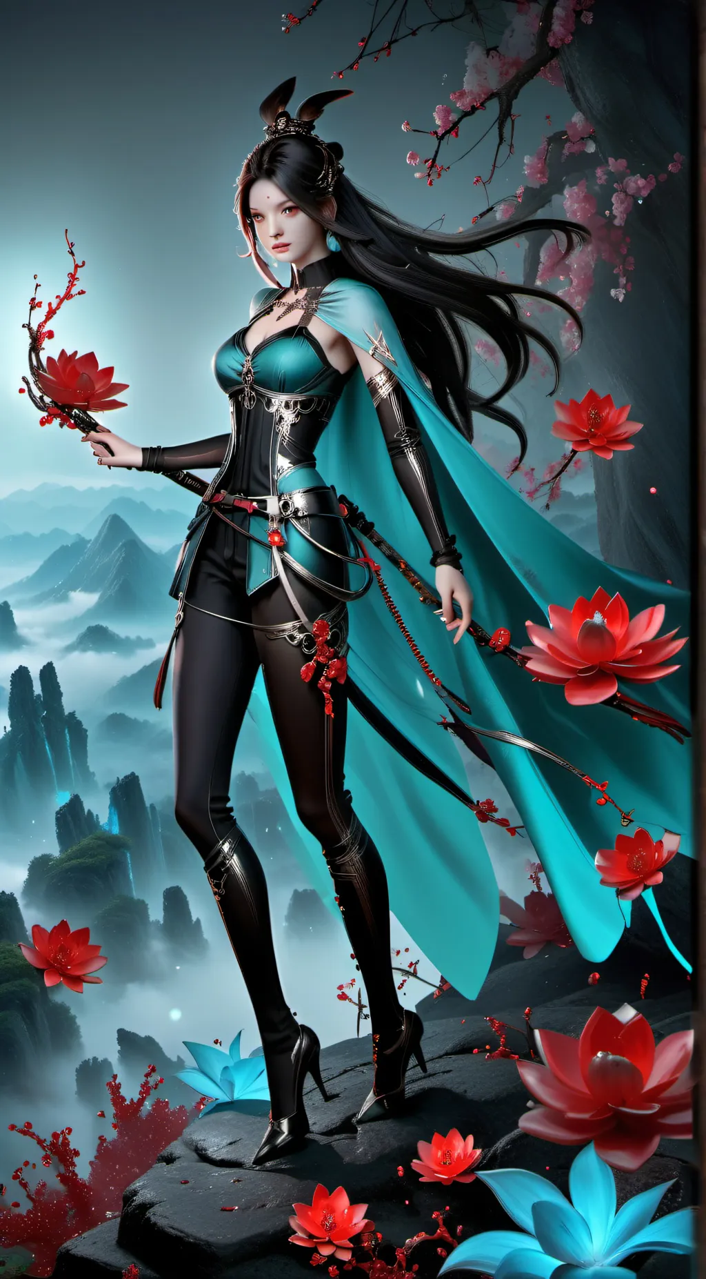 ai character: silvea background