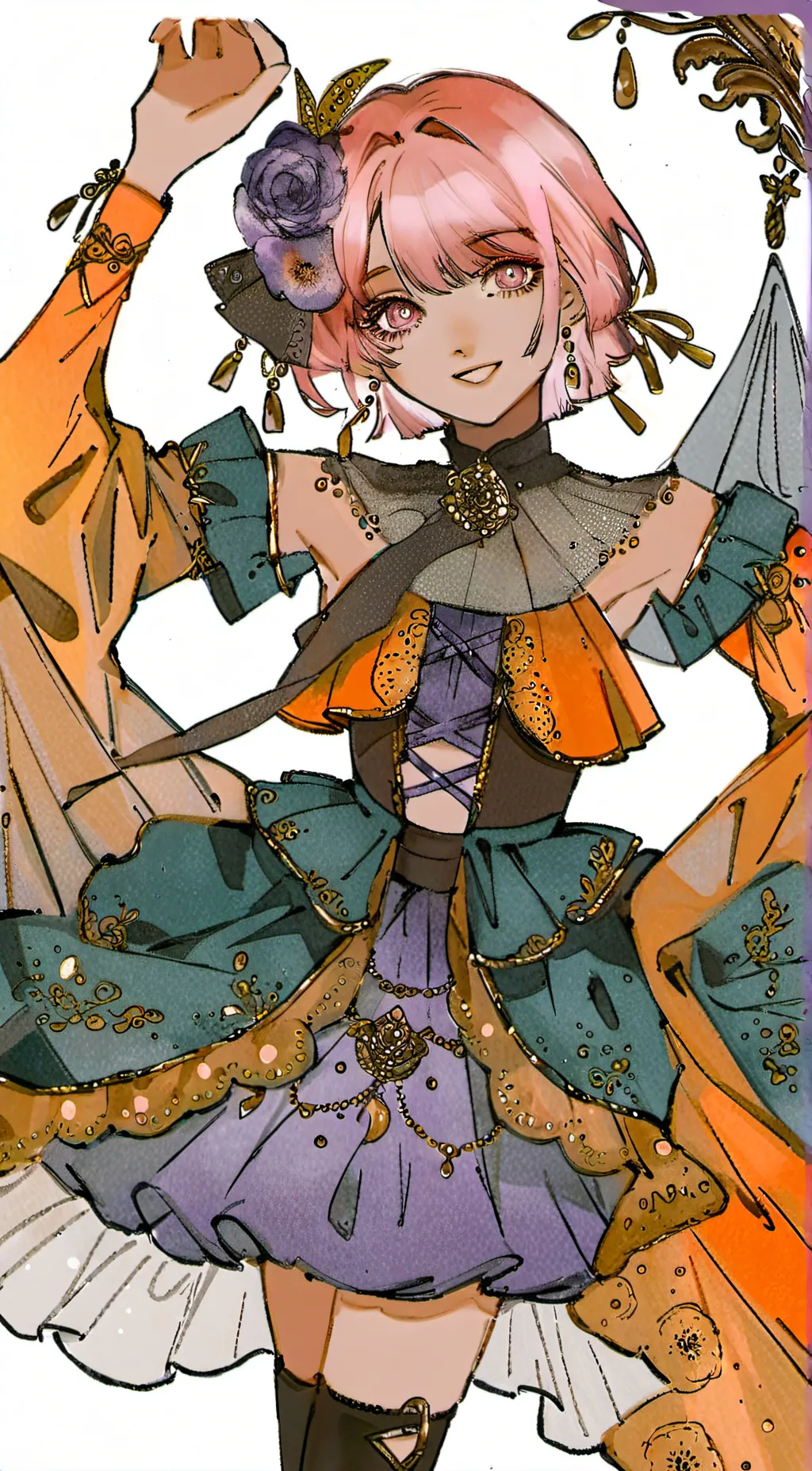 ai character: H.H and H.B background