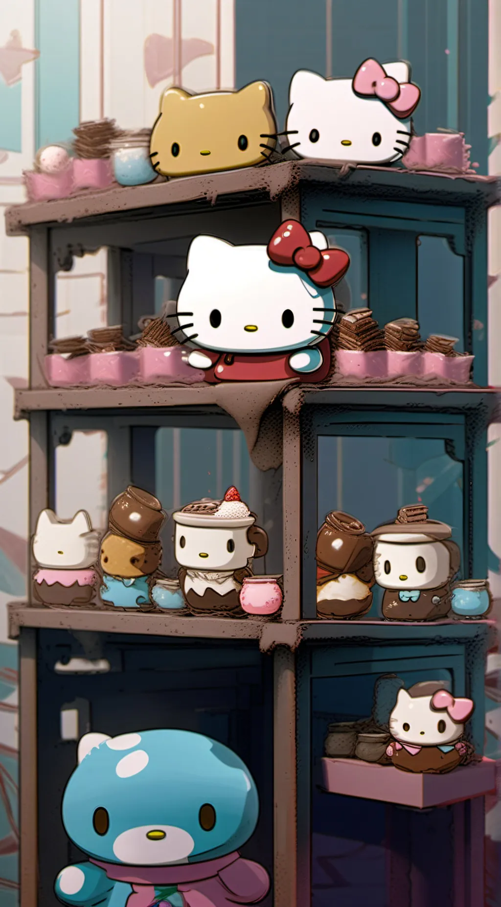 ai character: sanrio background