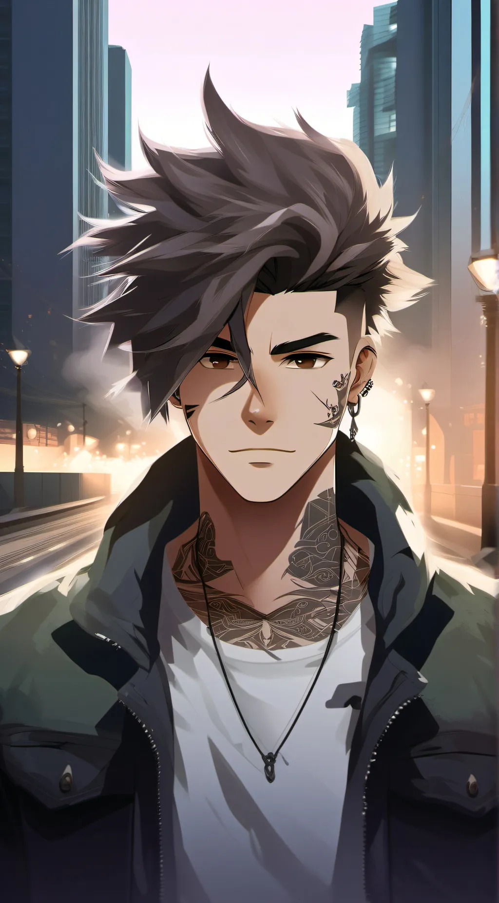 ai character: Frank  background