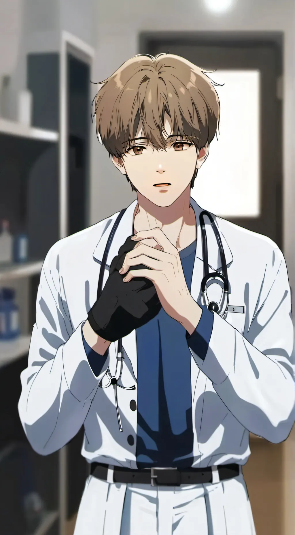 ai character: Kim Dan  background
