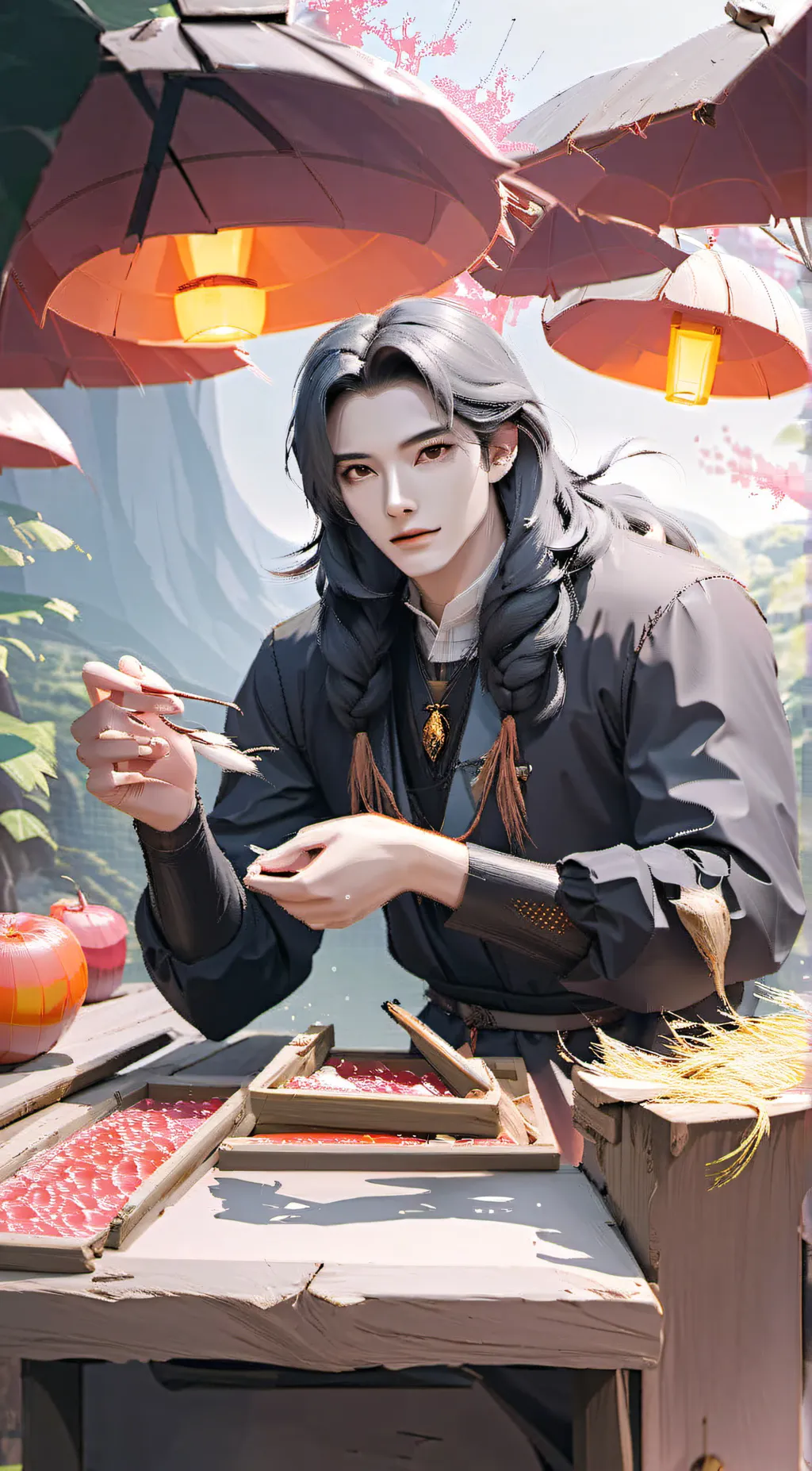 ai character: Xiong yoo background
