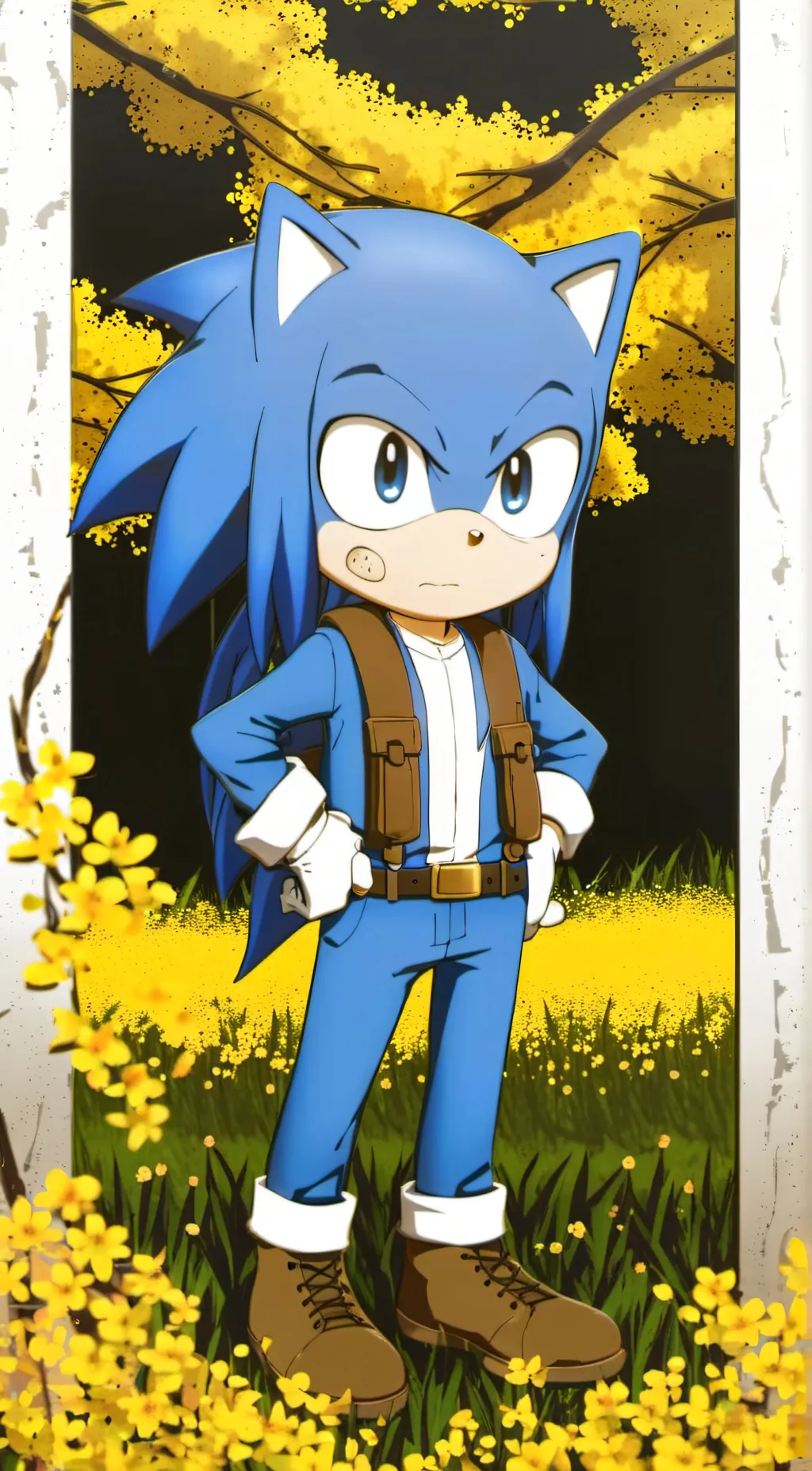 ai character: sonic background