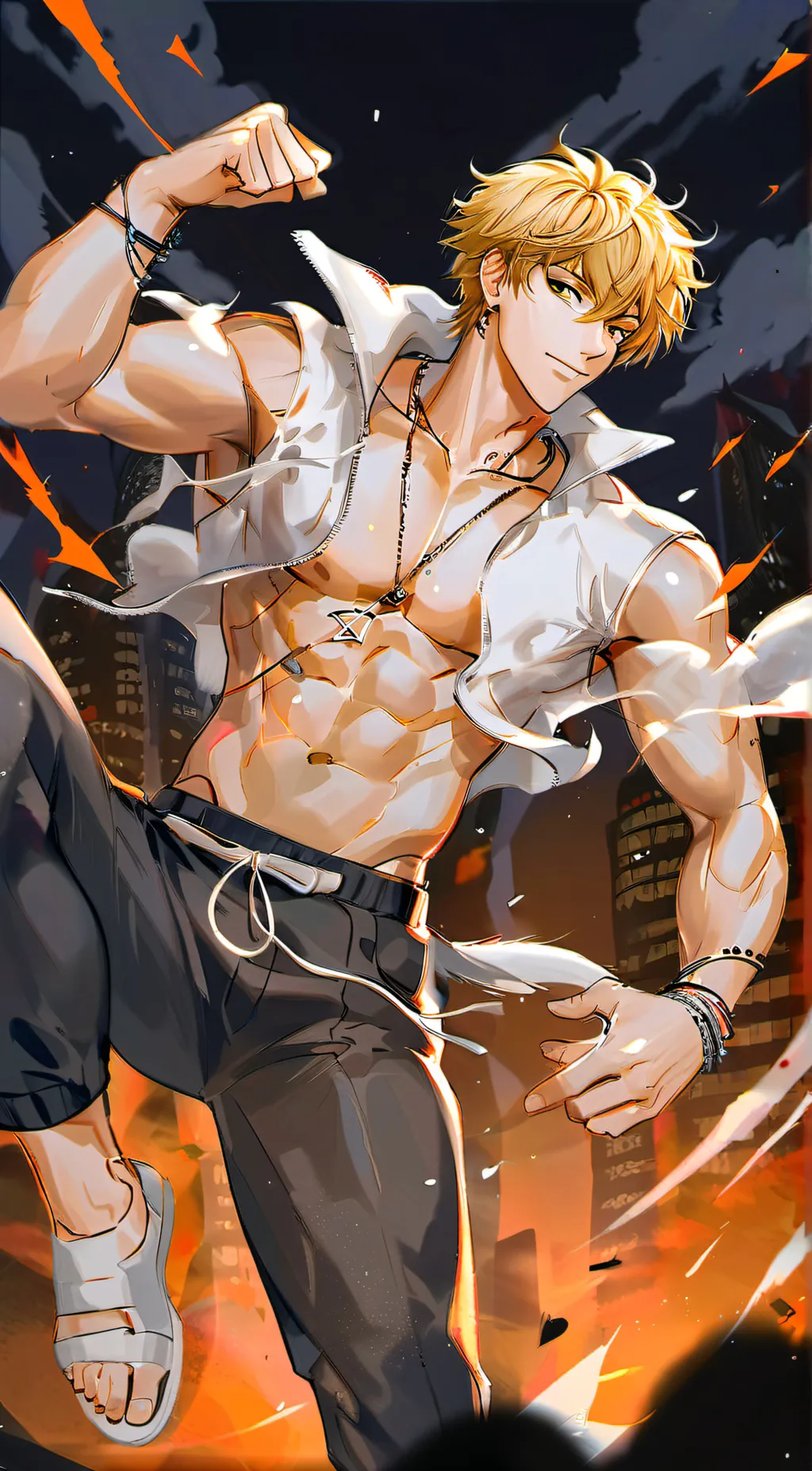 ai character: Bakugo background