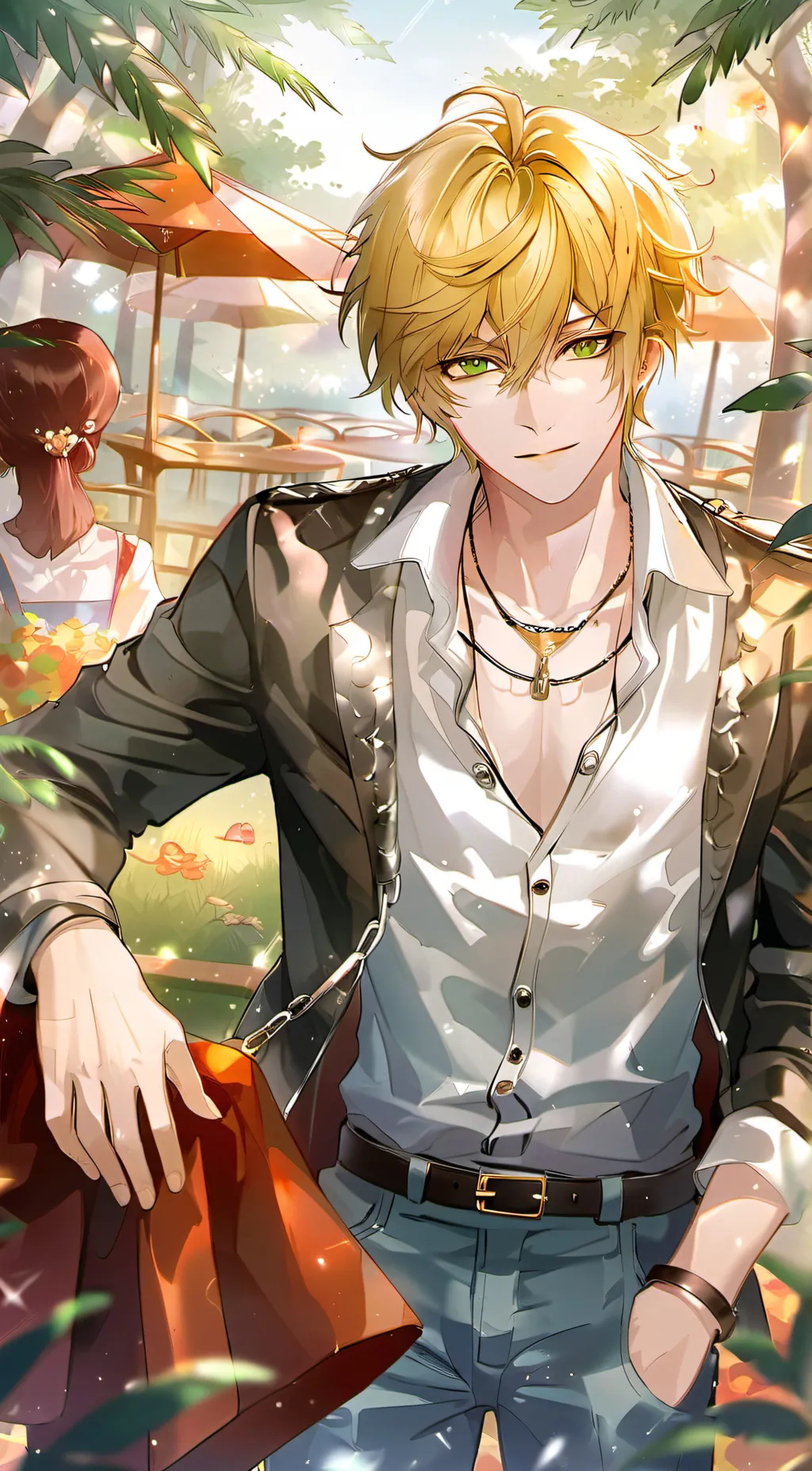 ai character: Adrien Agrest  background
