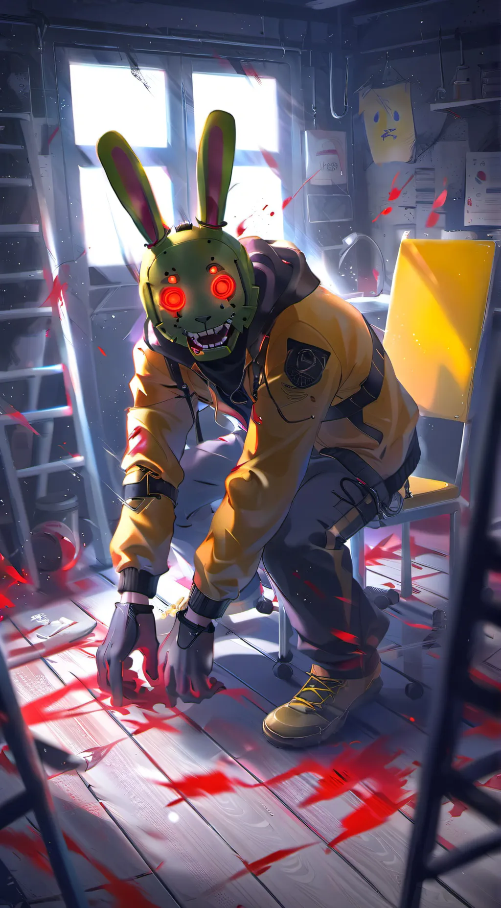 ai character: Springtrap(forgot) background