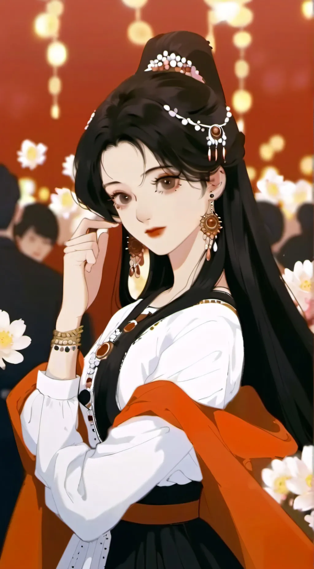 ai character: Blossom  background
