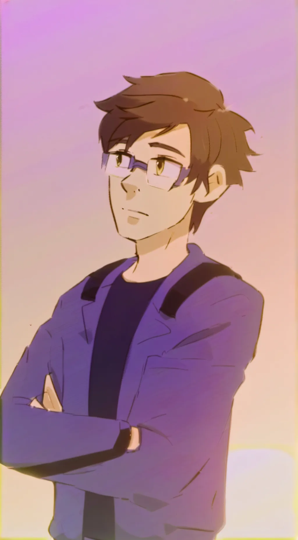 ai character: alex kralie  background