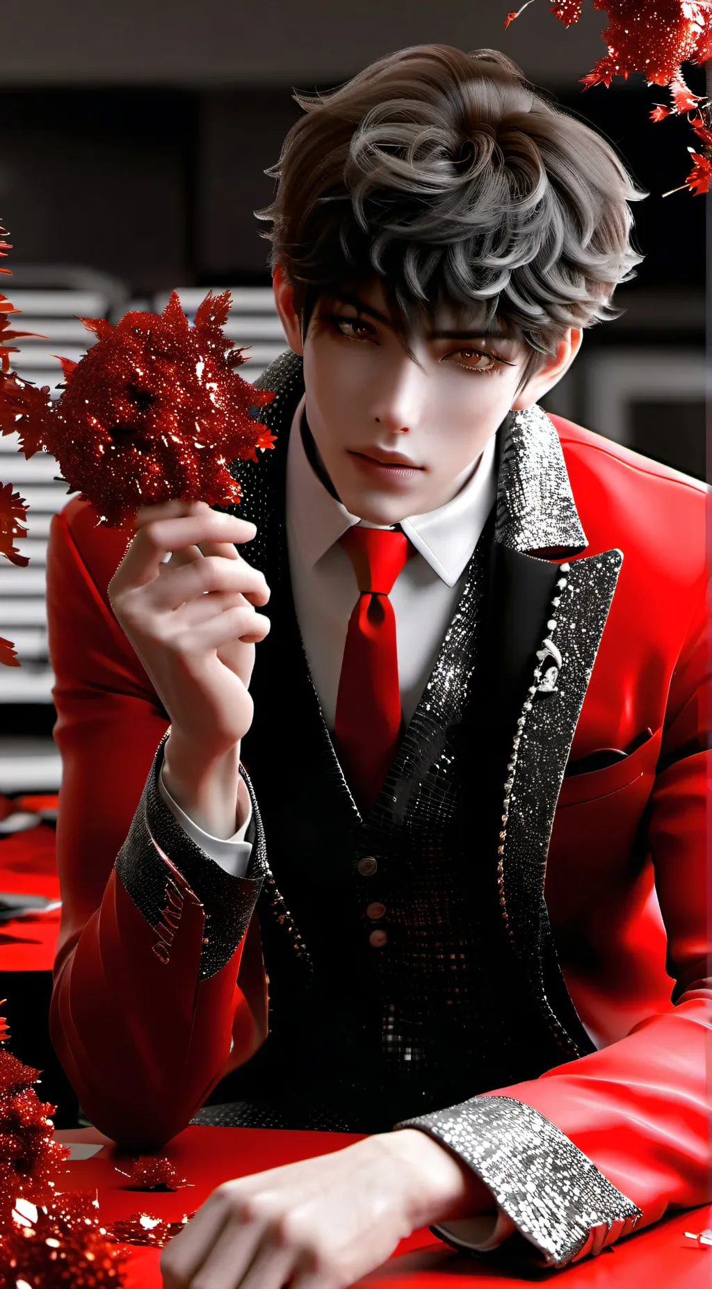 ai character: mark background