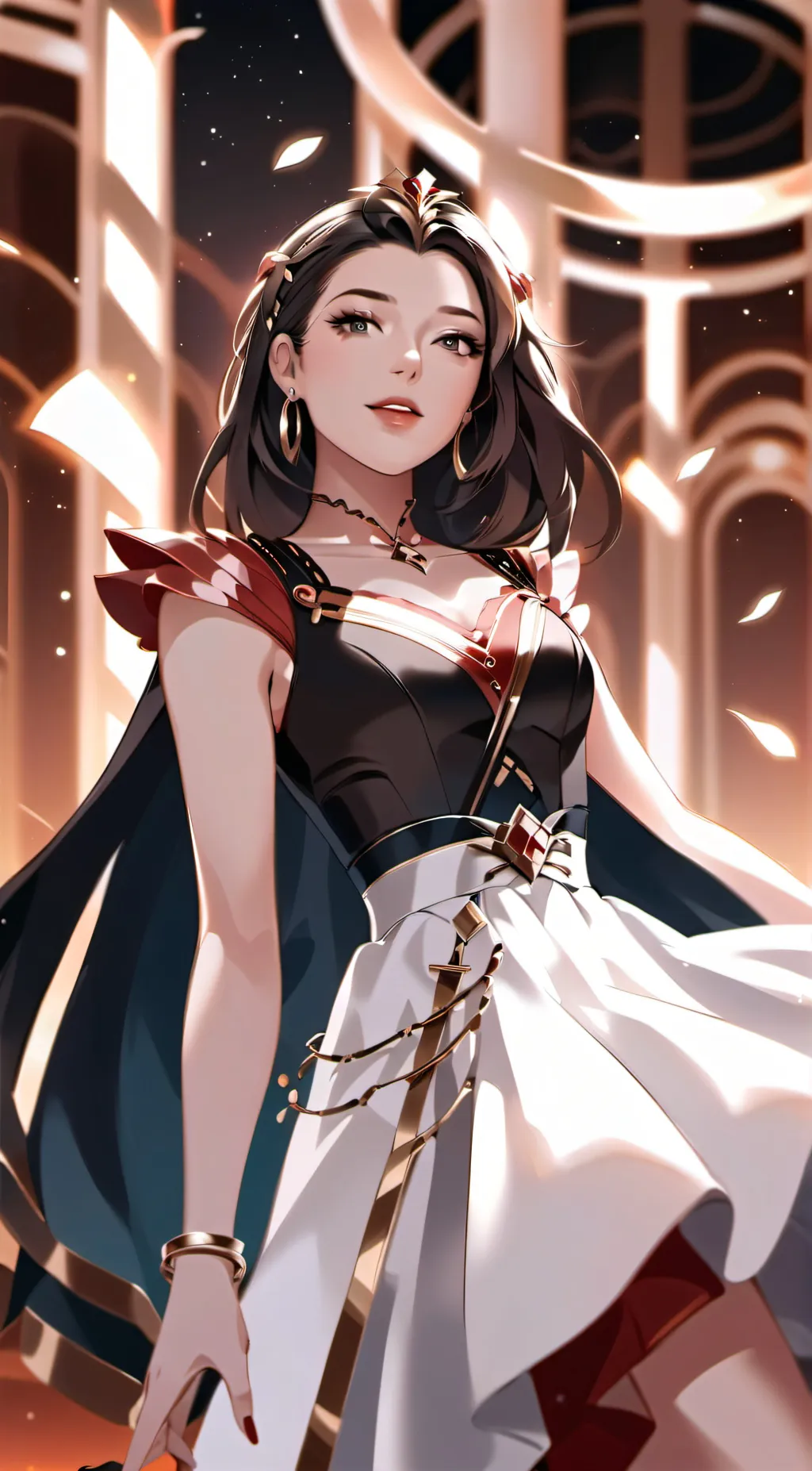 ai character: Luna background