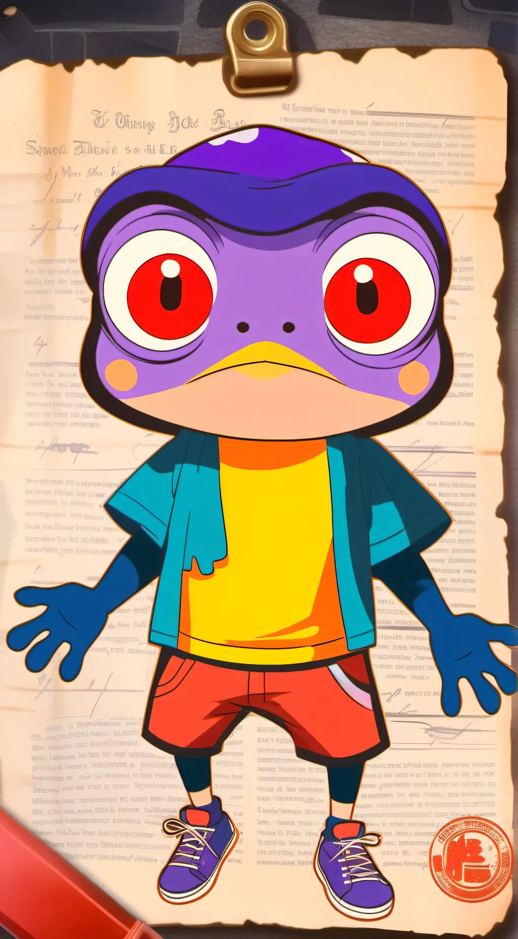 ai character: Roe Bogart  background