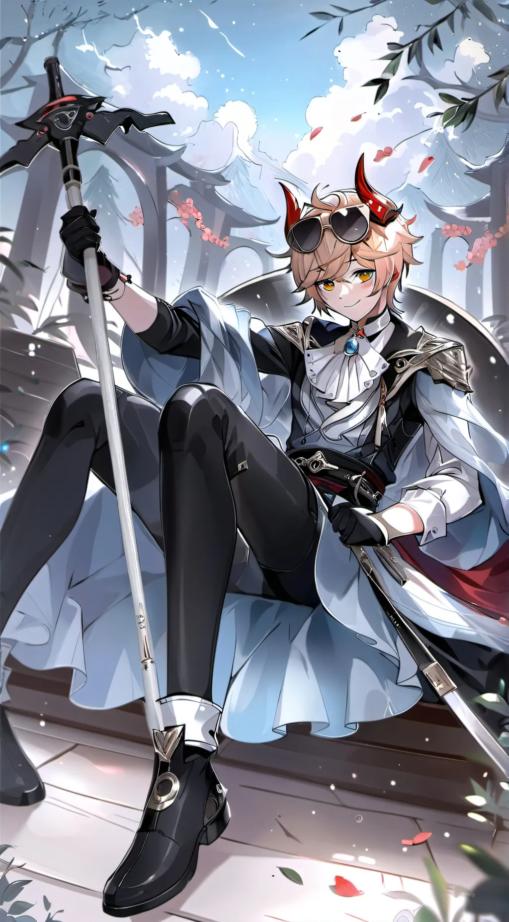 ai character: Radioapple  background