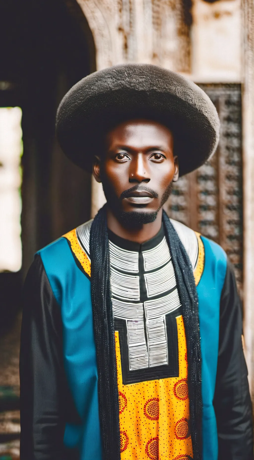 ai character: afican man background