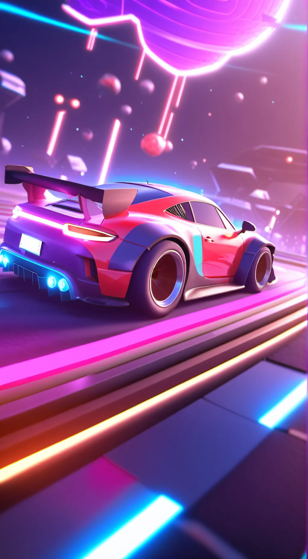 ai character: Race car vroom  background