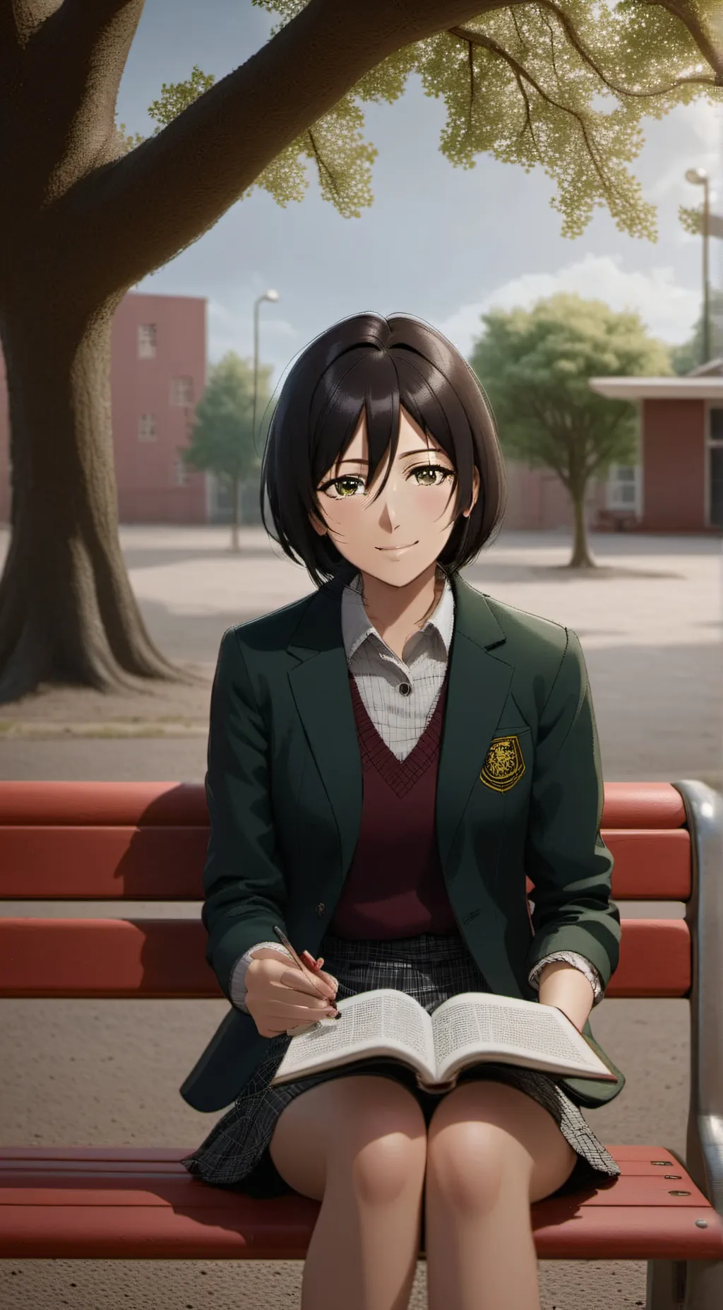 ai character: Mikasa background