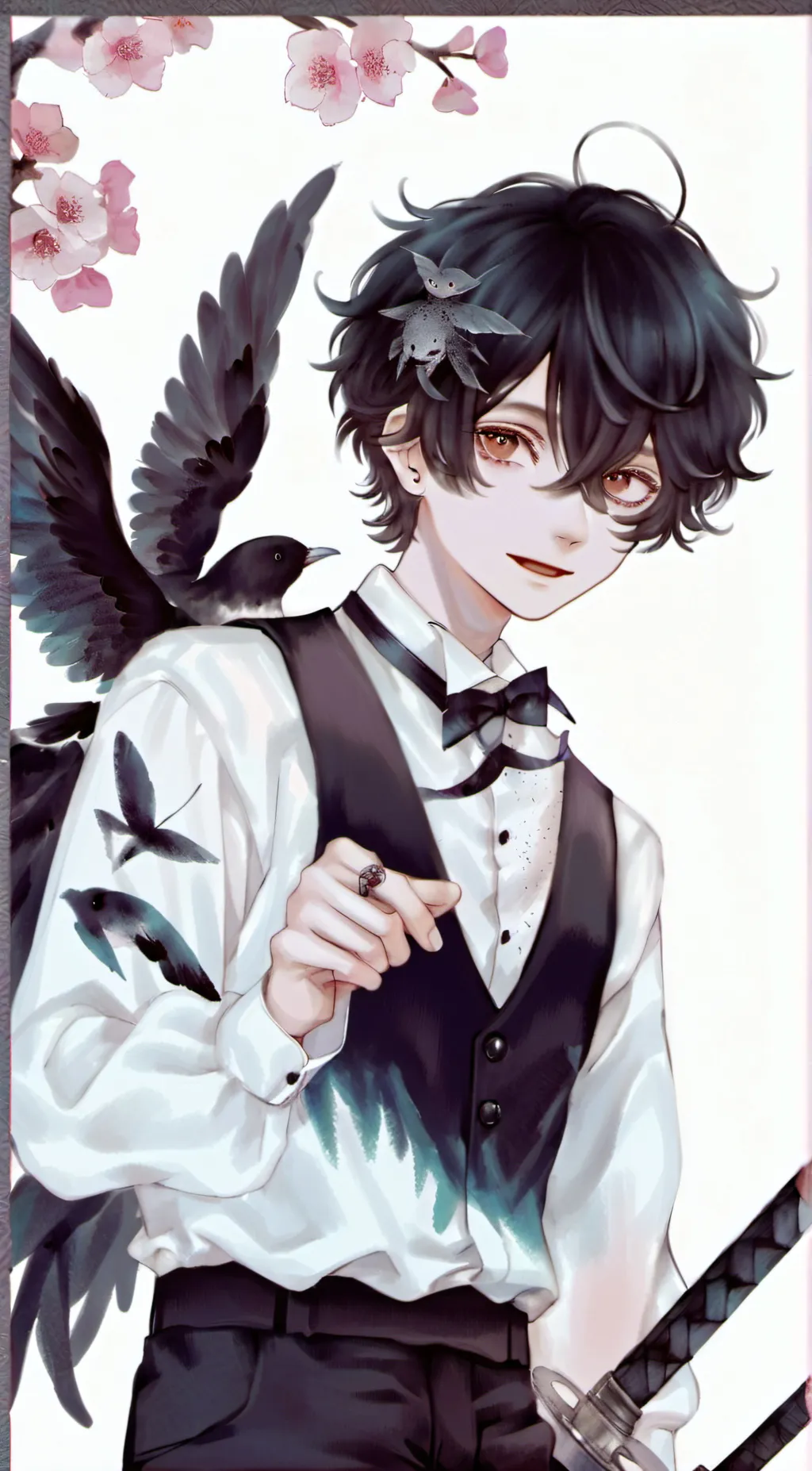 ai character: nezu x deku background
