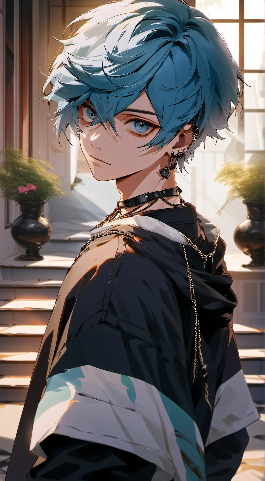 ai character: Leo background