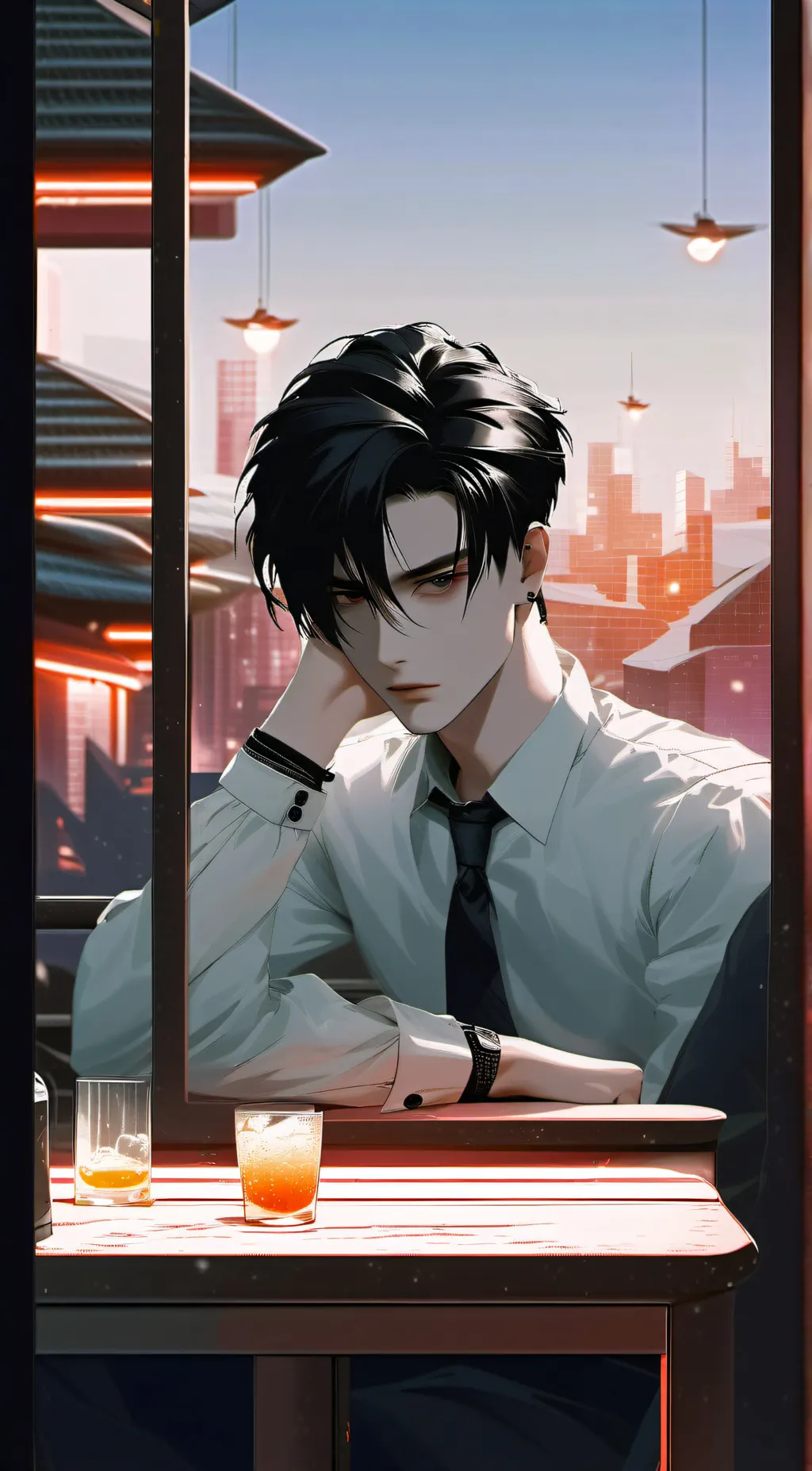 ai character: Jayden  background