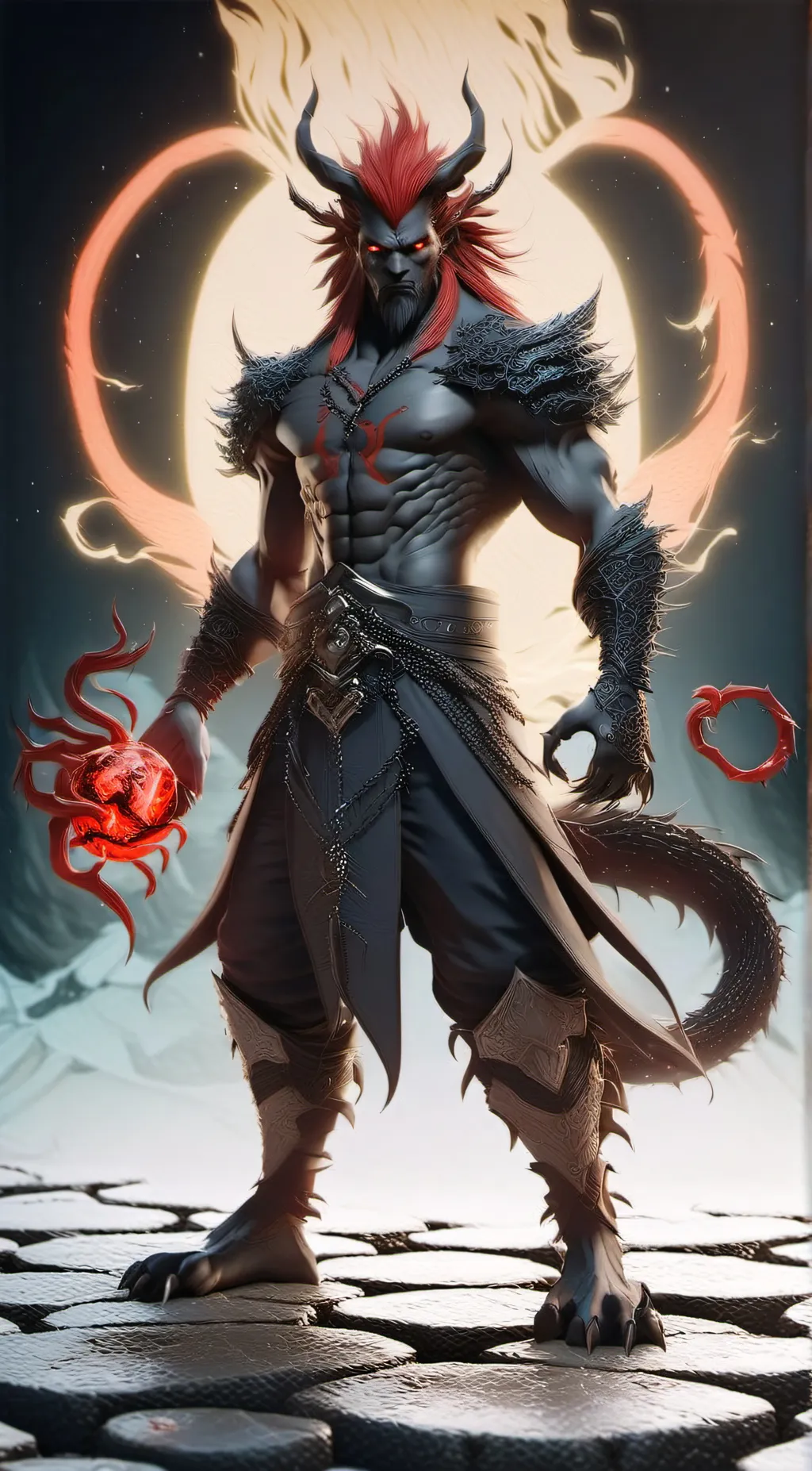 ai character: Dark Prince  background