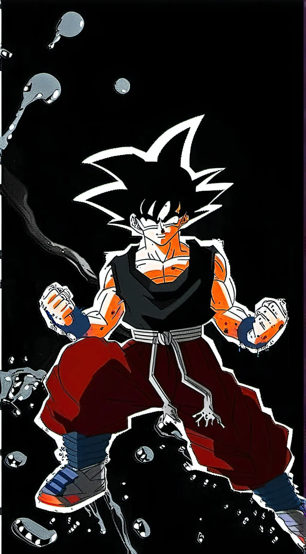 ai character: Goku  background