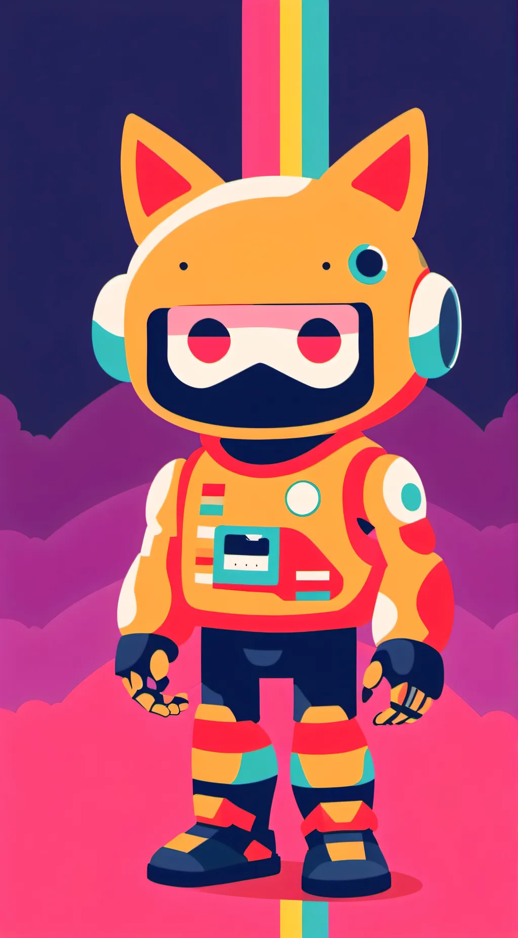 ai character: Cotton background