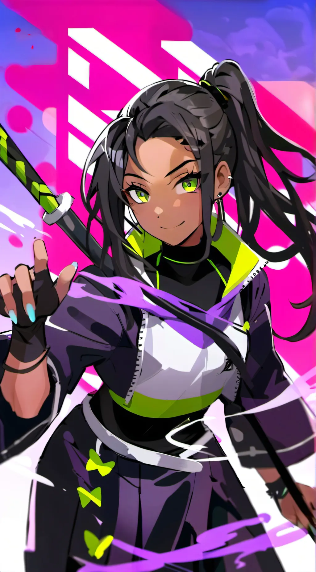 ai character: Kemuri background