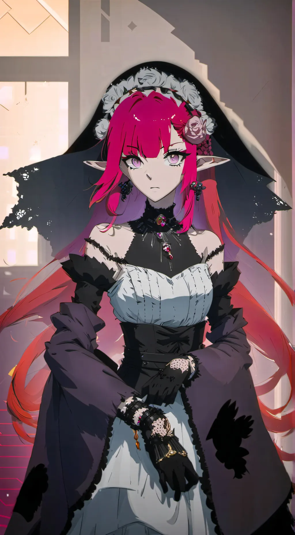 ai character: Mysterious Vampire background