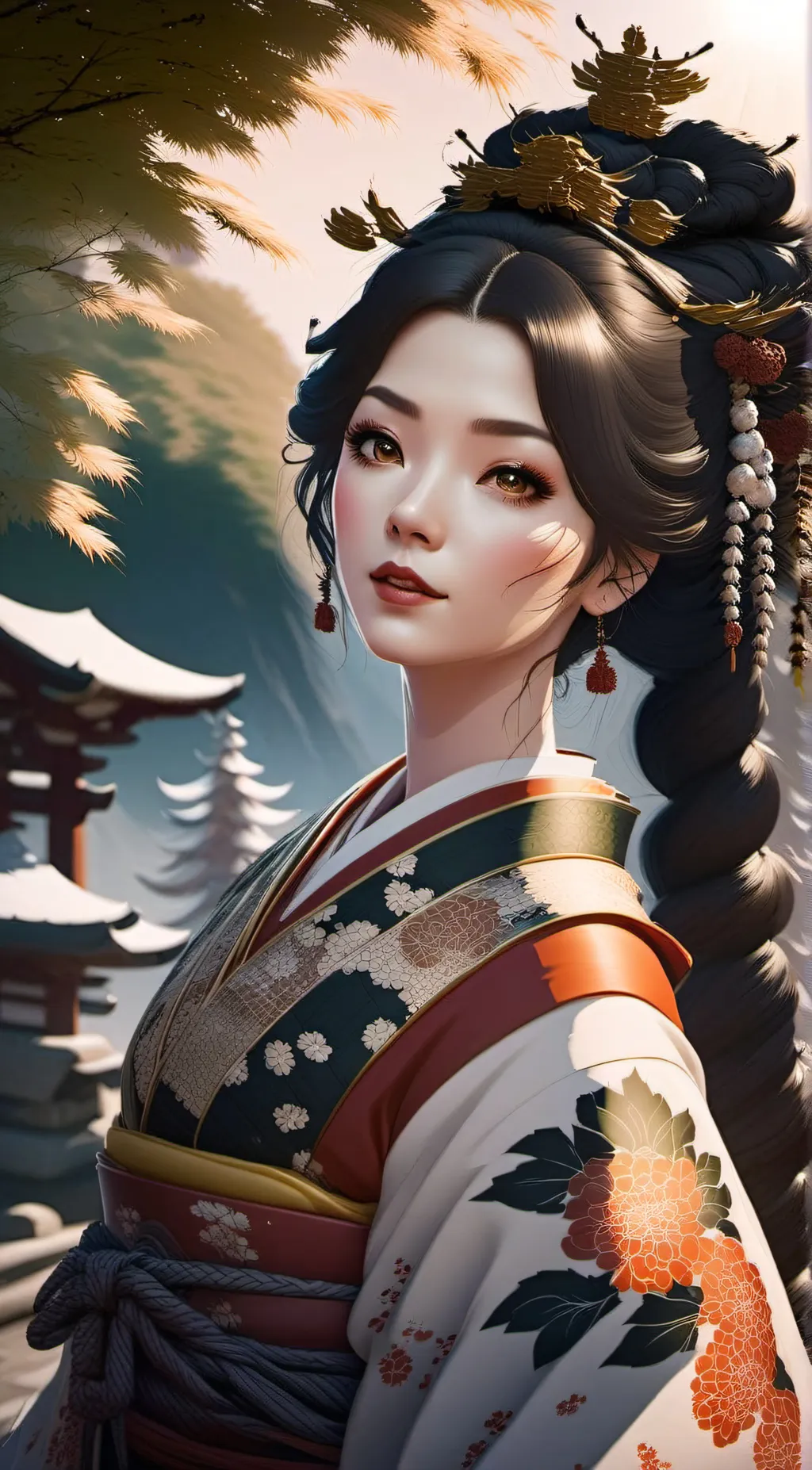 ai character: Rika  background