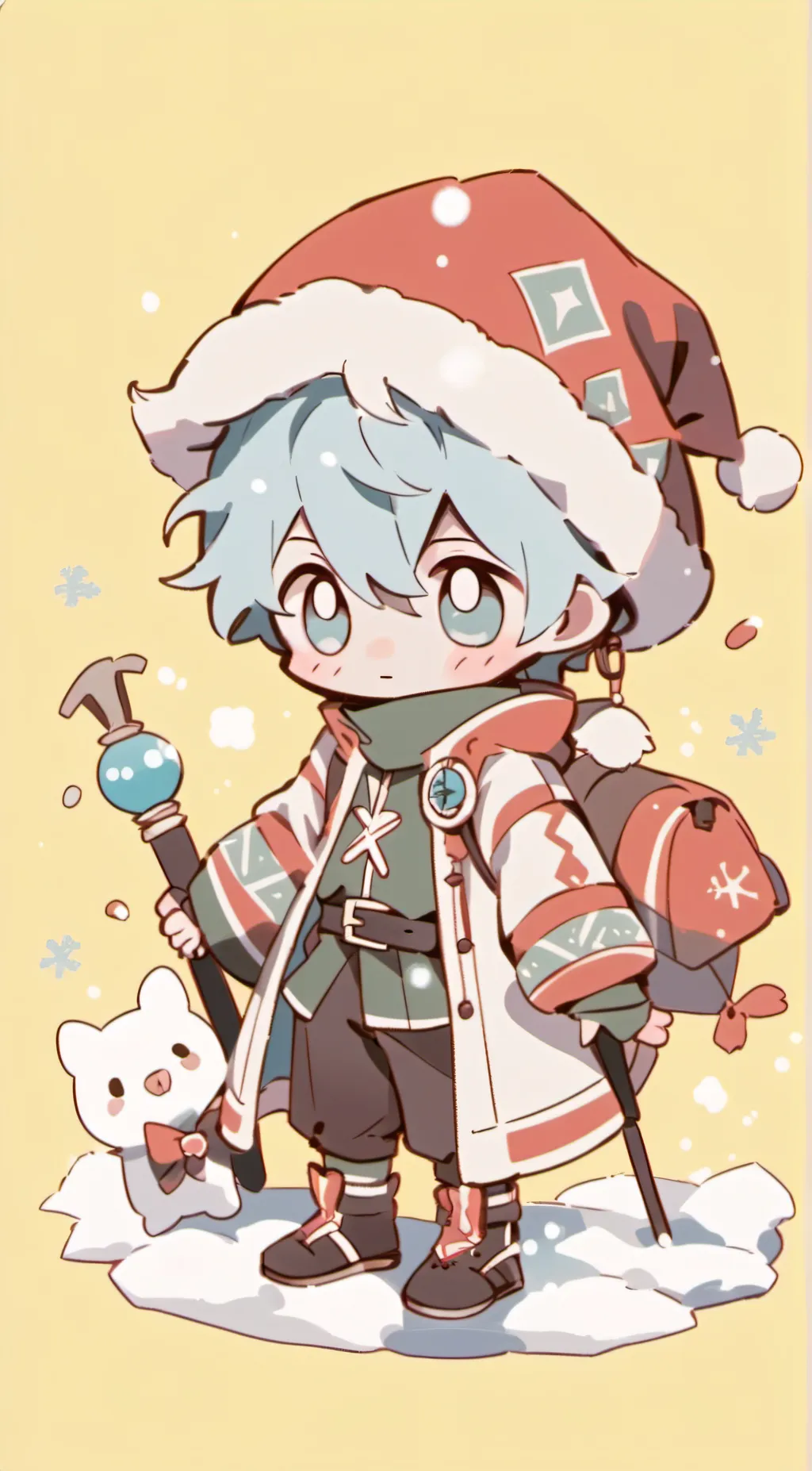 ai character: Jack frost  background
