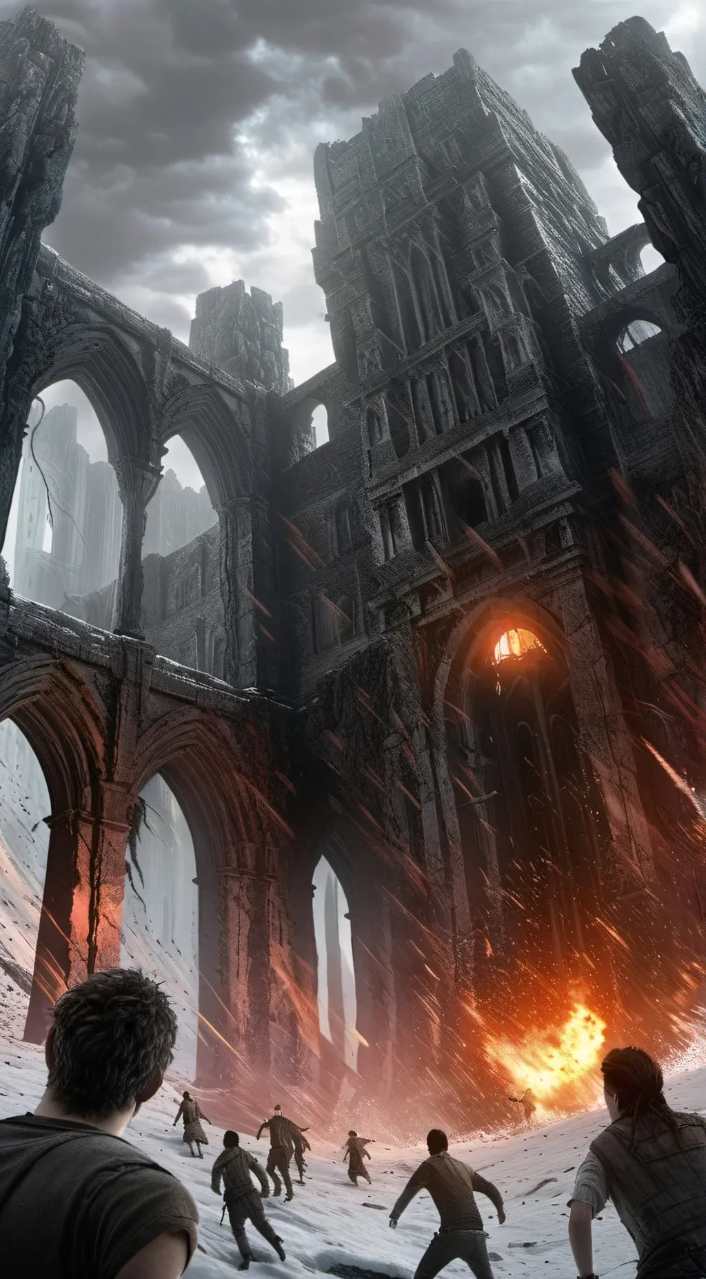 ai character: Maze runner  background