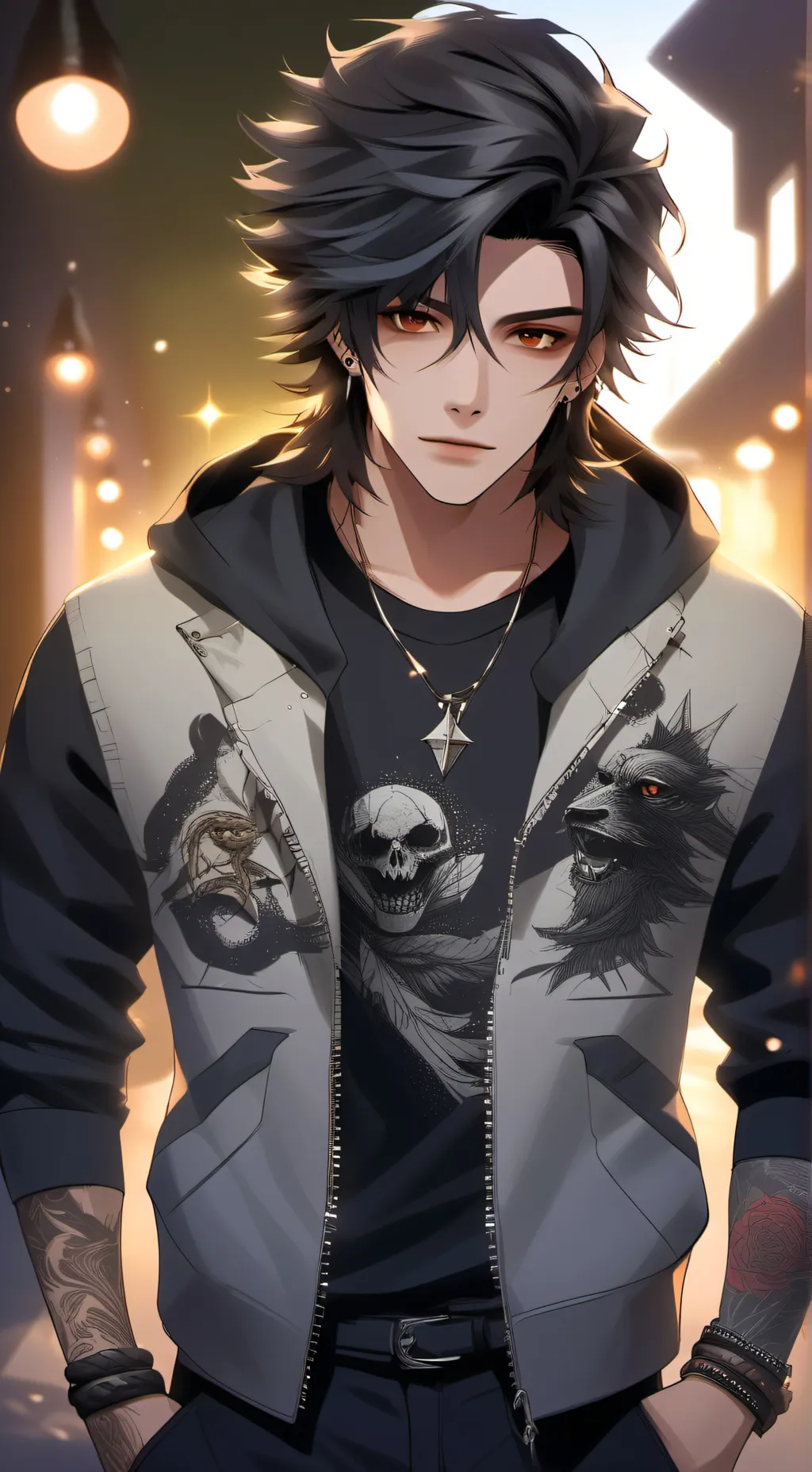 ai character: Ash background