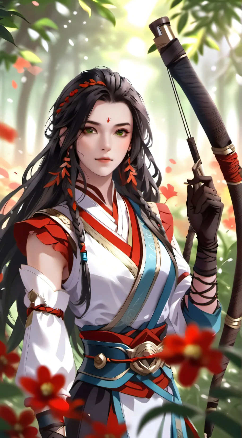 ai character: Kaede background