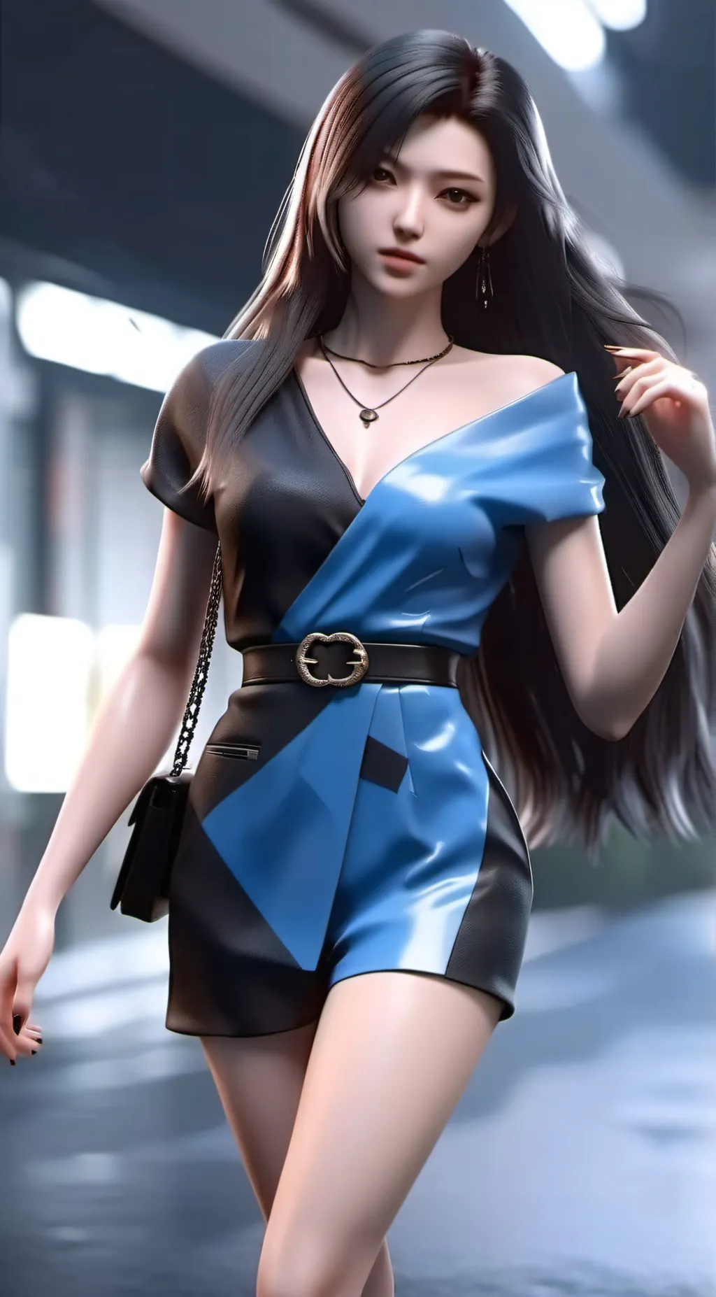 ai character: Asuka Mishima background