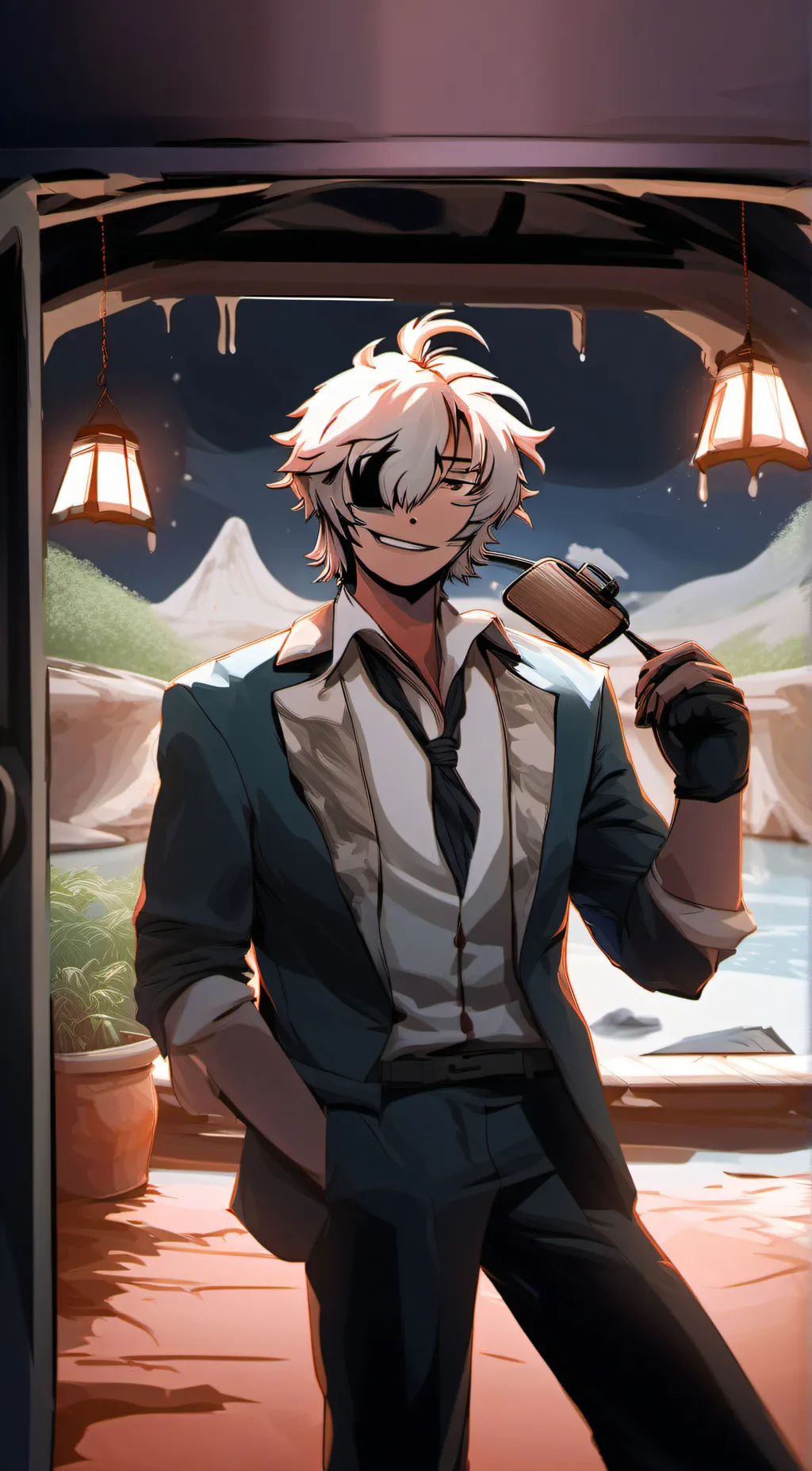 ai character: afiq🇲🇾 background