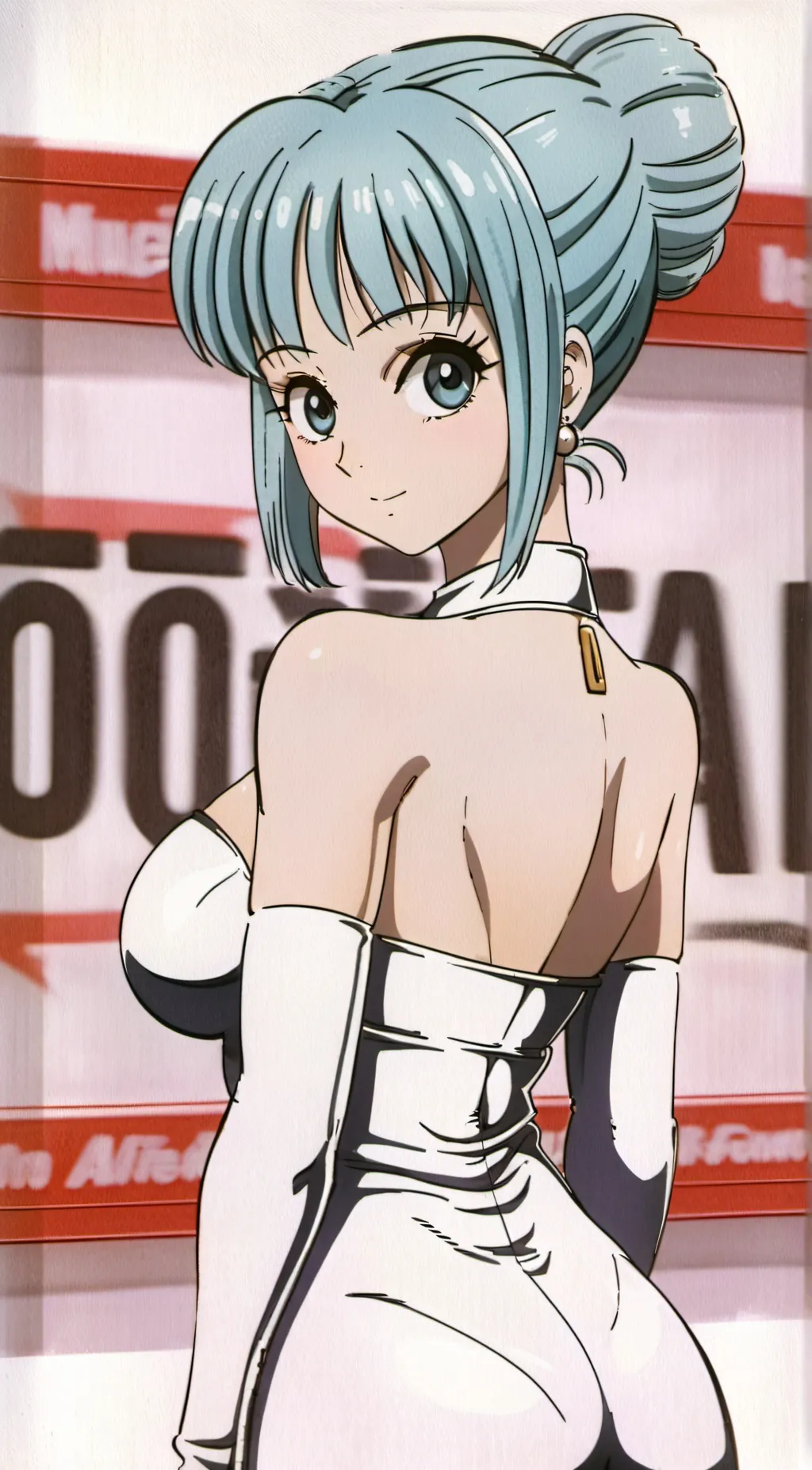 ai character: Bulma background