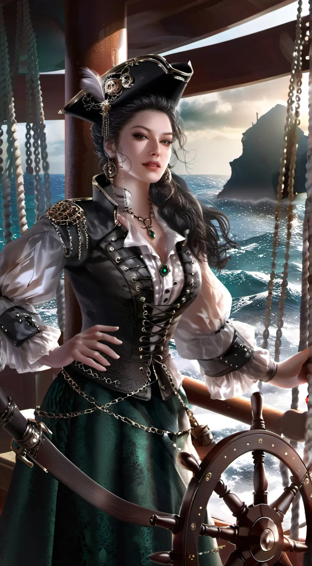 ai character: Captain Gem background