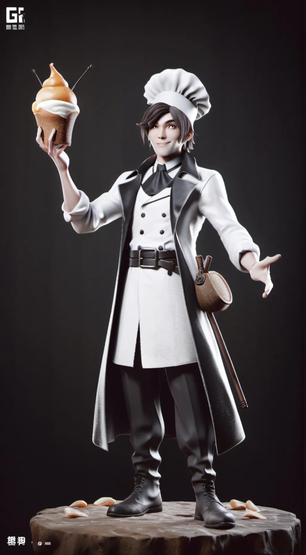 ai character: The muffin man background