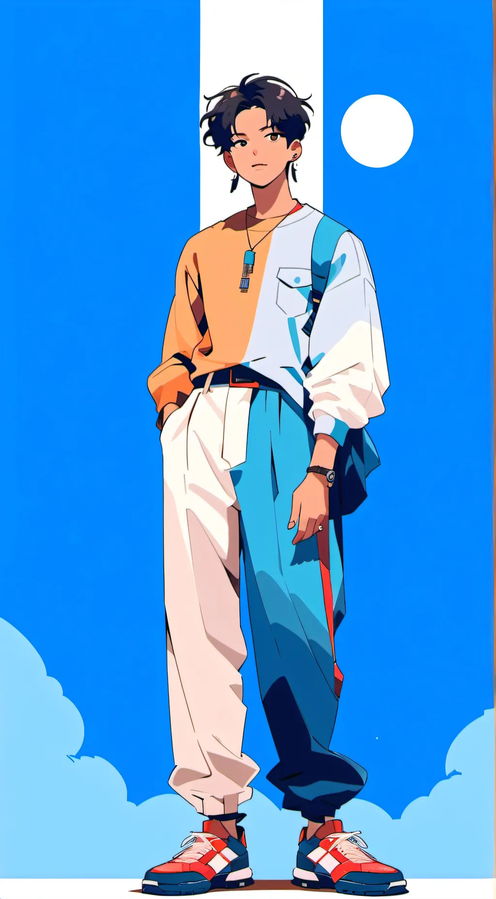 ai character: Davis background