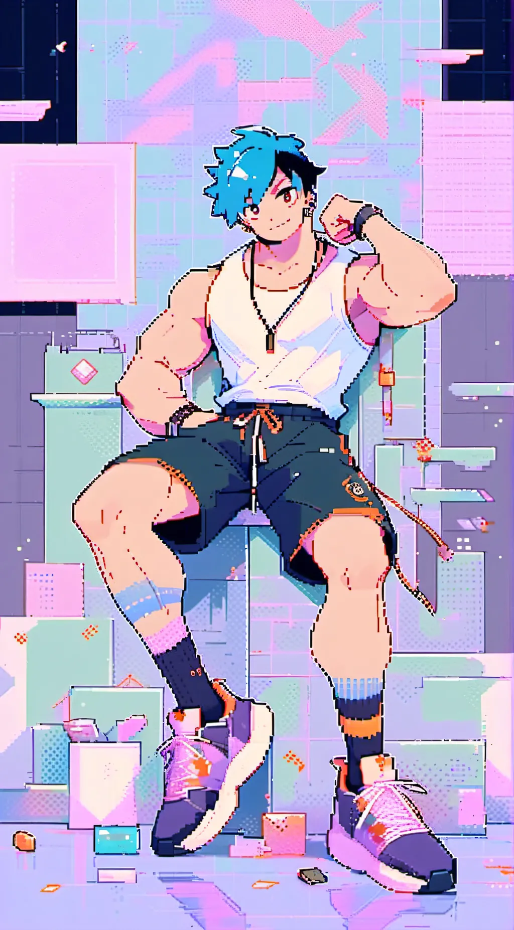 ai character: Leo background
