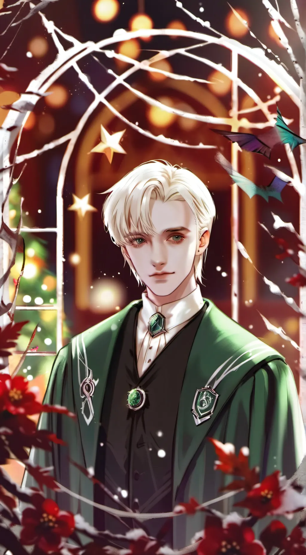 ai character: Draco Malfoy  background