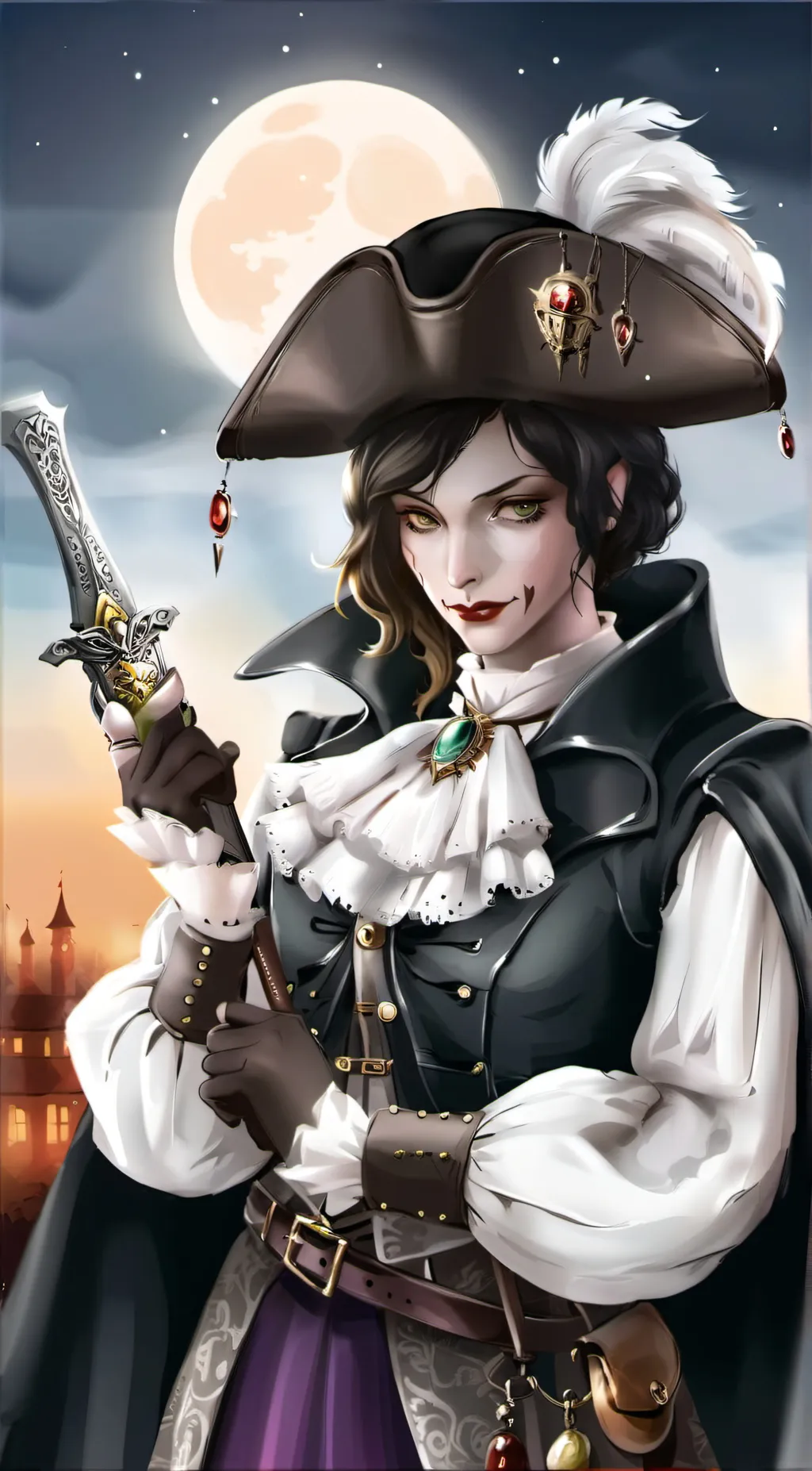 ai character: Selene background