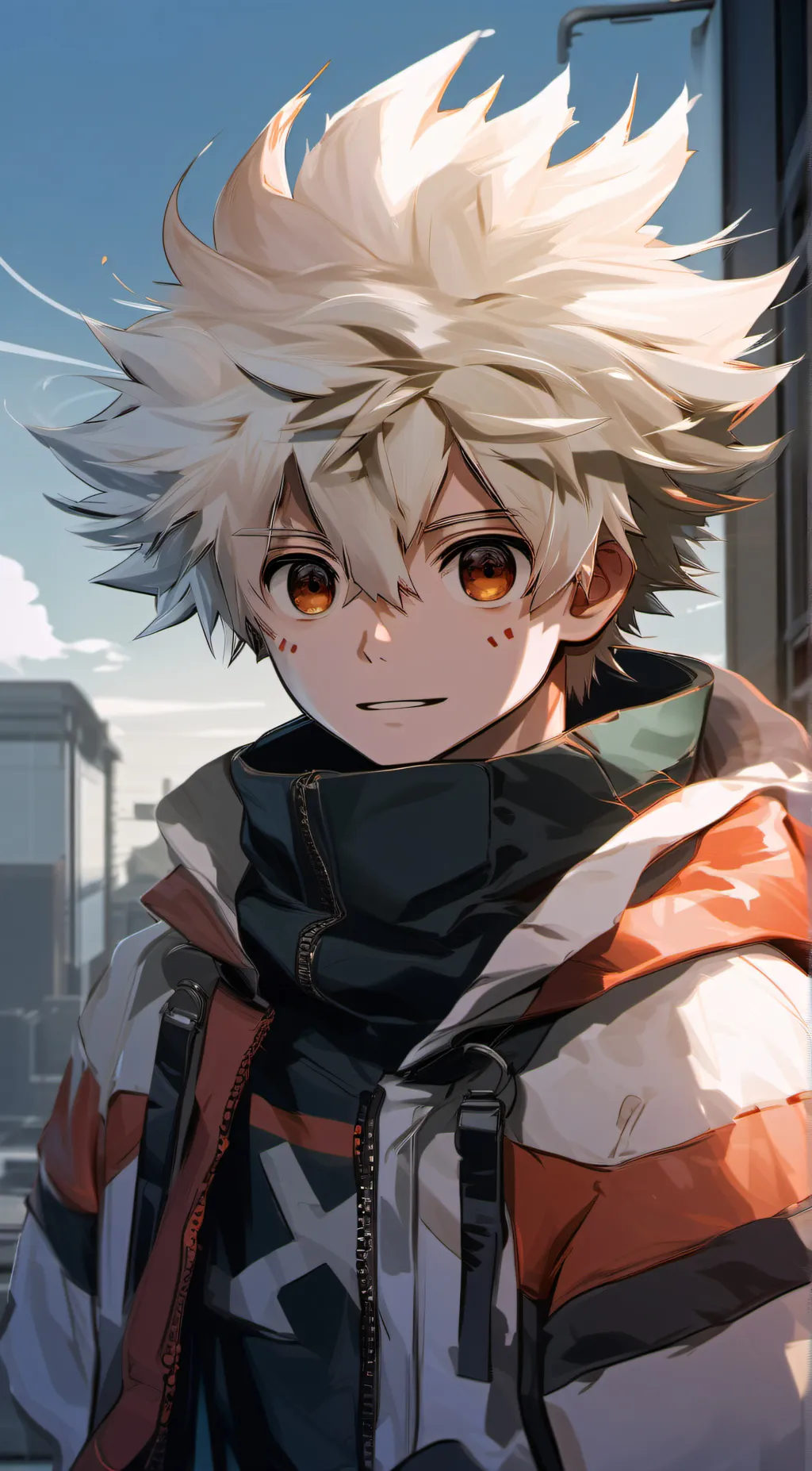 ai character: bakugo background